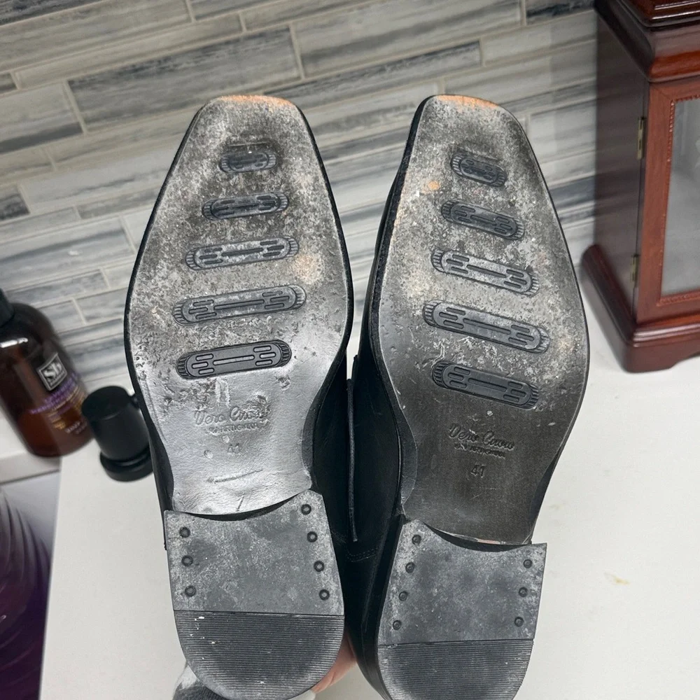MEMPHIS by Giorgio Selini Black Leather Oxfords